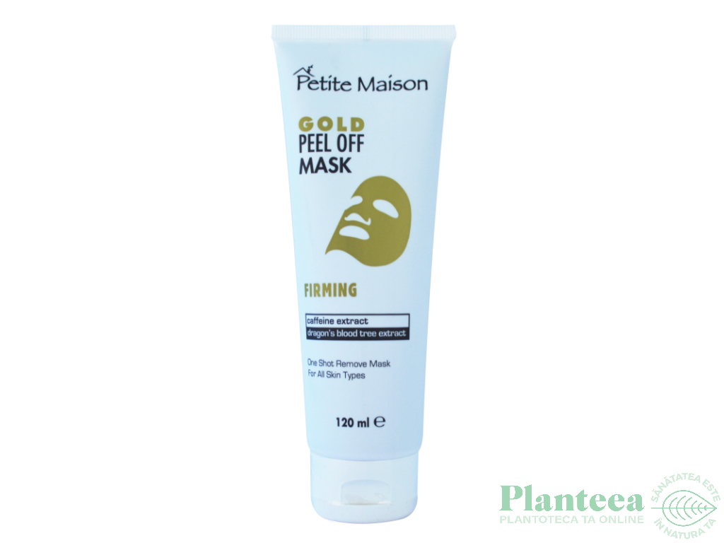 Masca fata exfolianta fermitate gold 120ml - PETITE MAISON