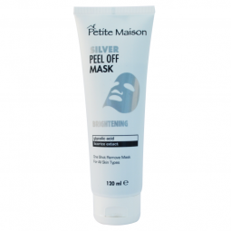 Masca fata exfolianta iluminatoare silver 120ml - PETITE MAISON