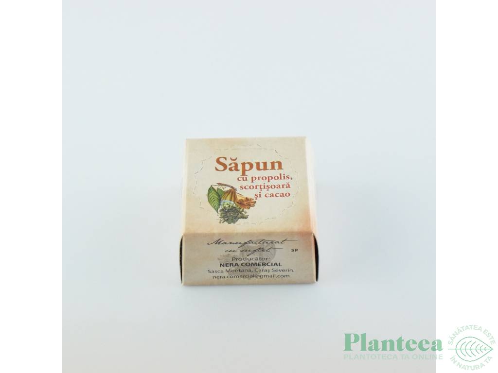 Sapun propolis scortisoara cacao 60g - NERA PLANT