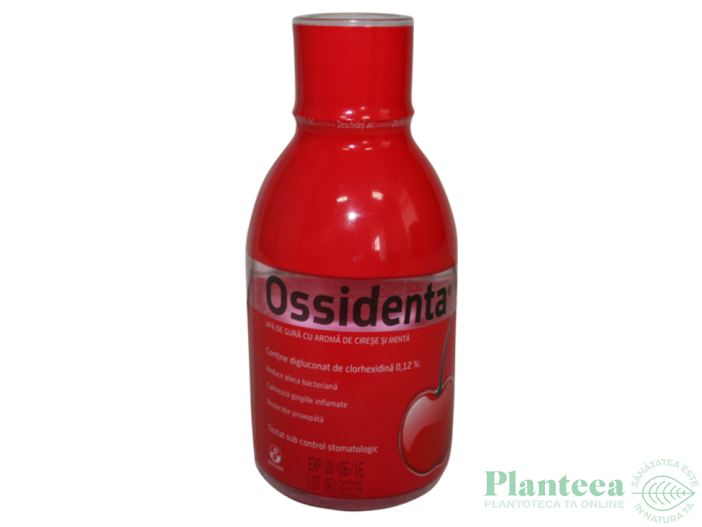 Apa gura Ossidenta cirese menta 250ml - BIOFARM