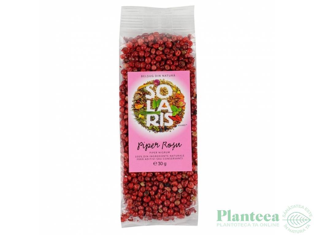 Condiment piper rosu boabe 30g - SOLARIS
