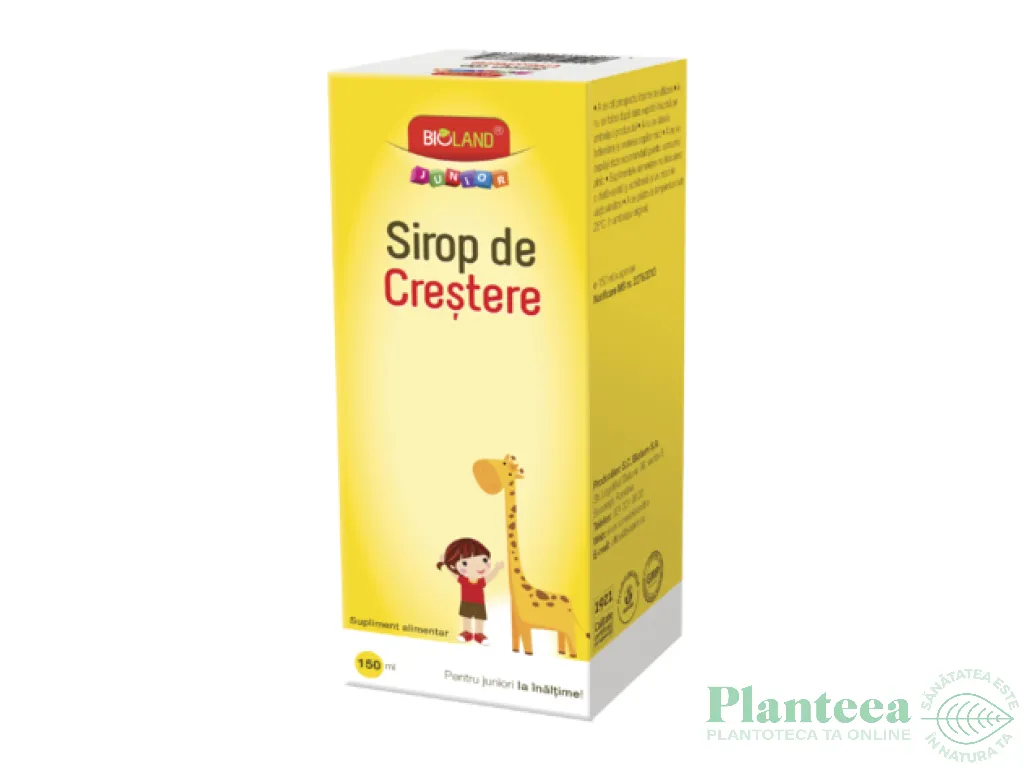 Sirop crestere junior 150ml - BIOLAND
