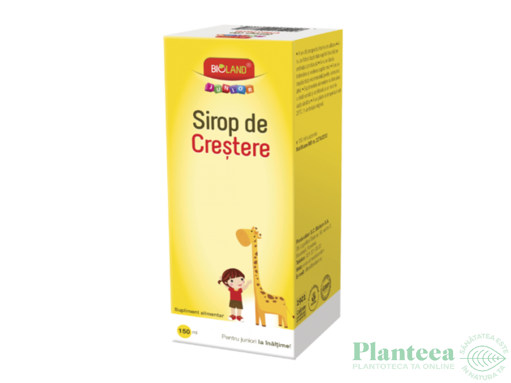 Sirop crestere junior 150ml - BIOLAND