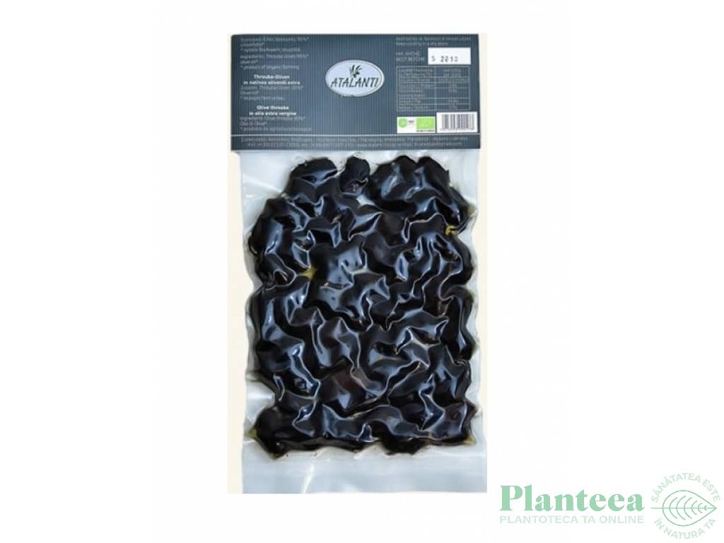 Masline negre throuba vidate eco 200g - ATALANTI