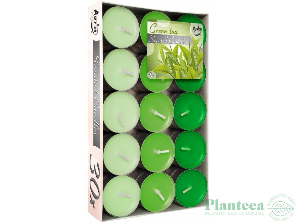 Lumanari pastila parfumate 4h ceai verde 30b - BISPOL