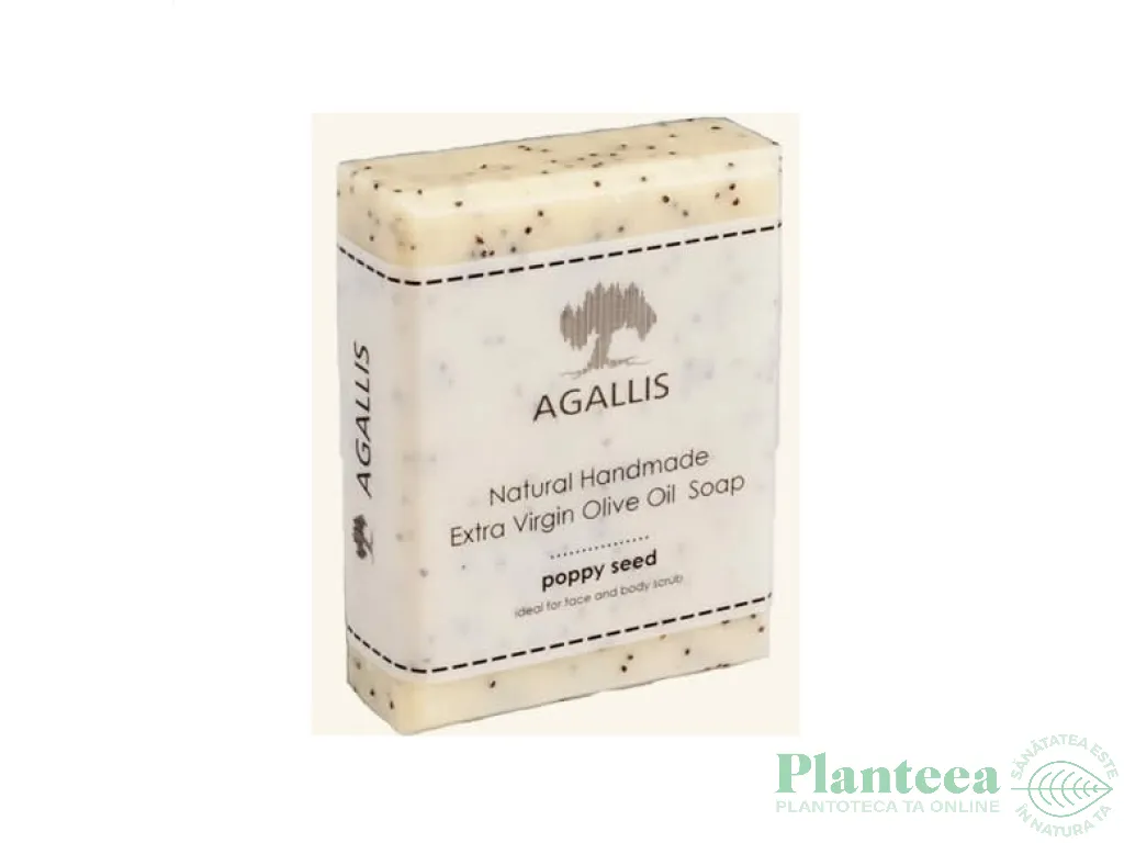 Sapun seminte mac fata corp 100g - AGALLIS