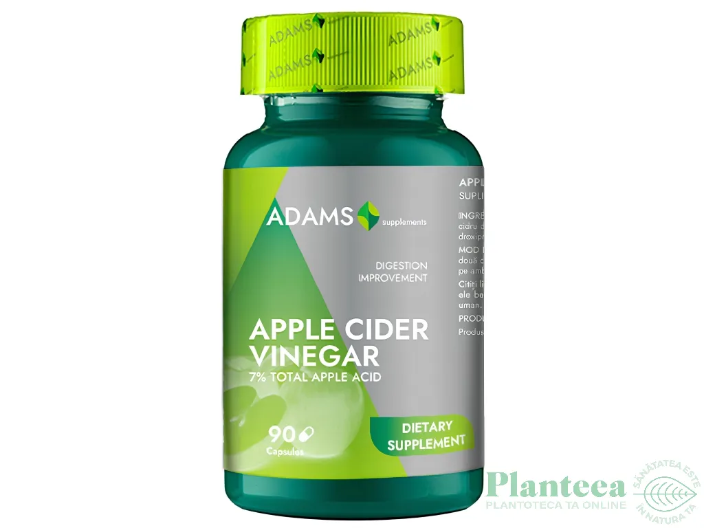 Apple cider vinegar 90cps - ADAMS SUPPLEMENTS