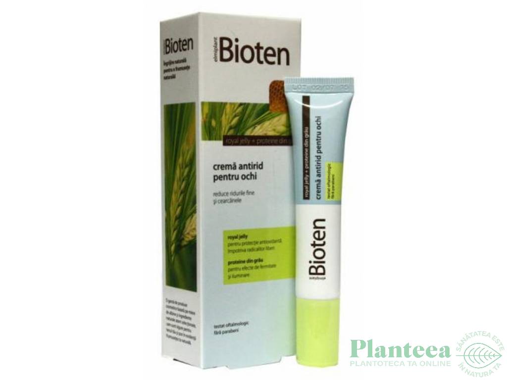 Crema ochi antirid Bioten 15ml - ELMIPLANT