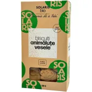 Biscuiti animalute vesele fara zahar eco 90g - SOLARIS BIO