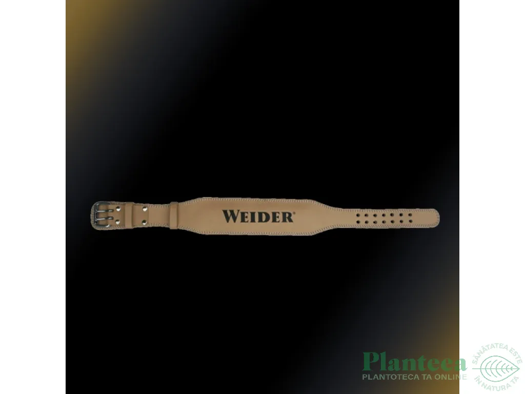 Centura piele antrenament albastra S 1b - WEIDER