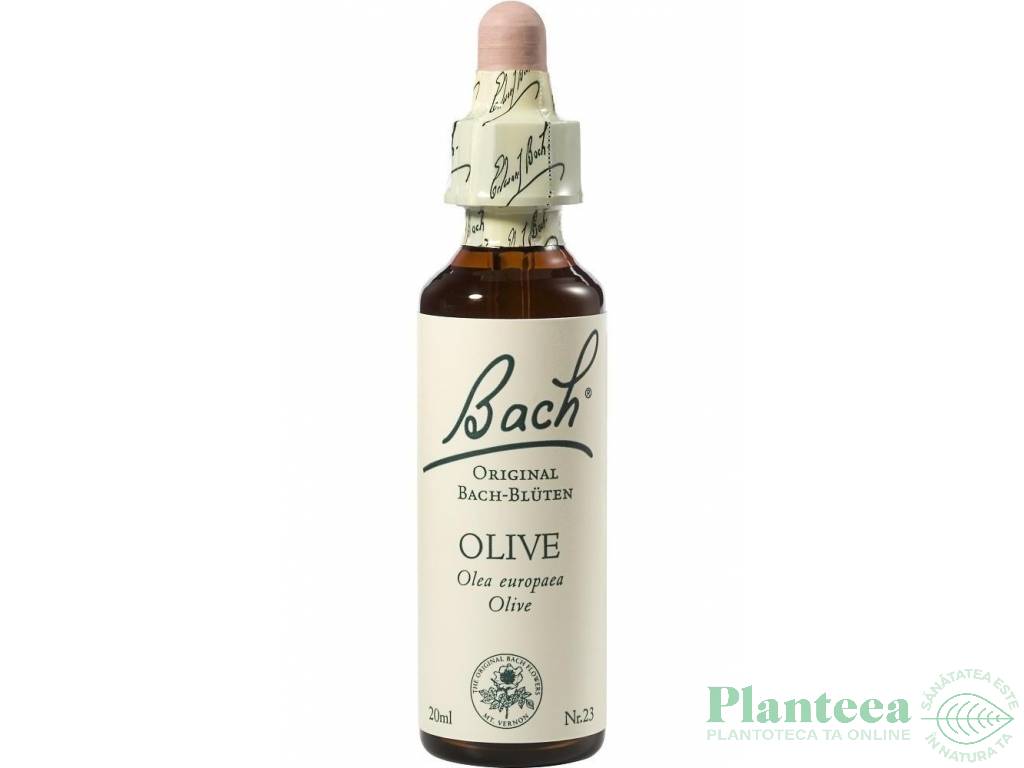 Picaturi florale olive nr23 20ml - BACH REMEDIES