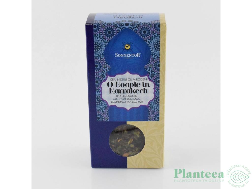 Ceai negru mirodenii Noapte in Marrakech eco 60g - SONNENTOR
