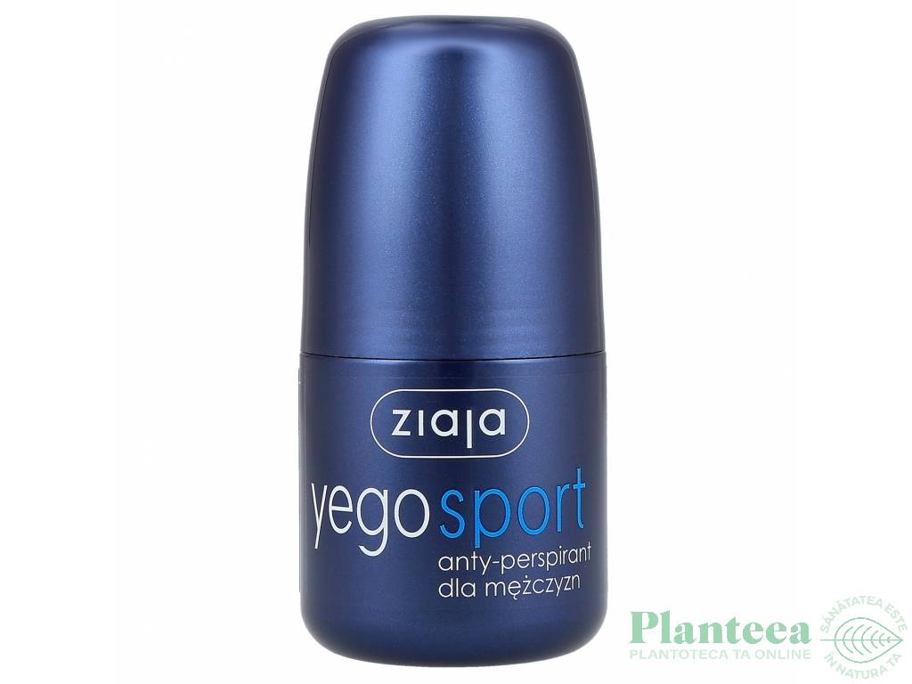 Antiperspirant roll on yego sport Men 60ml - ZIAJA