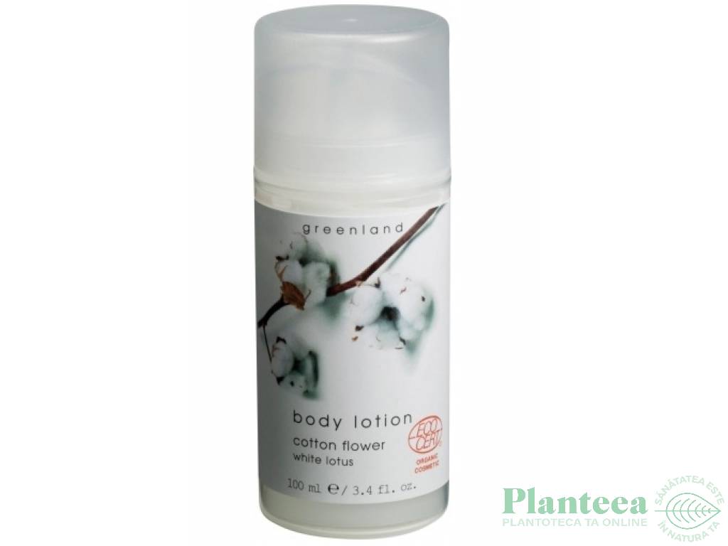 Lotiune corp Cotton Flower White lotus 100ml - GREENLAND