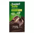 Ciocolata amaruie 75%cacao stevia 90g - SWEET&SAFE