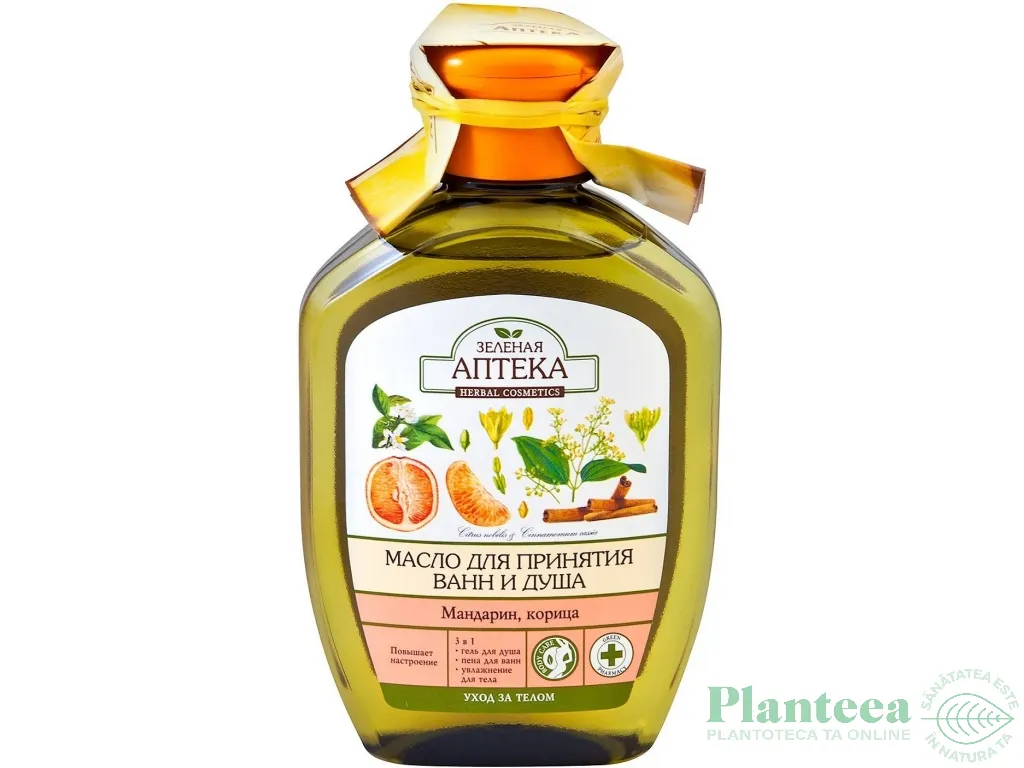 Ulei dus baie mandarin scortisoara ginseng 250ml - ZELENAYA APTEKA
