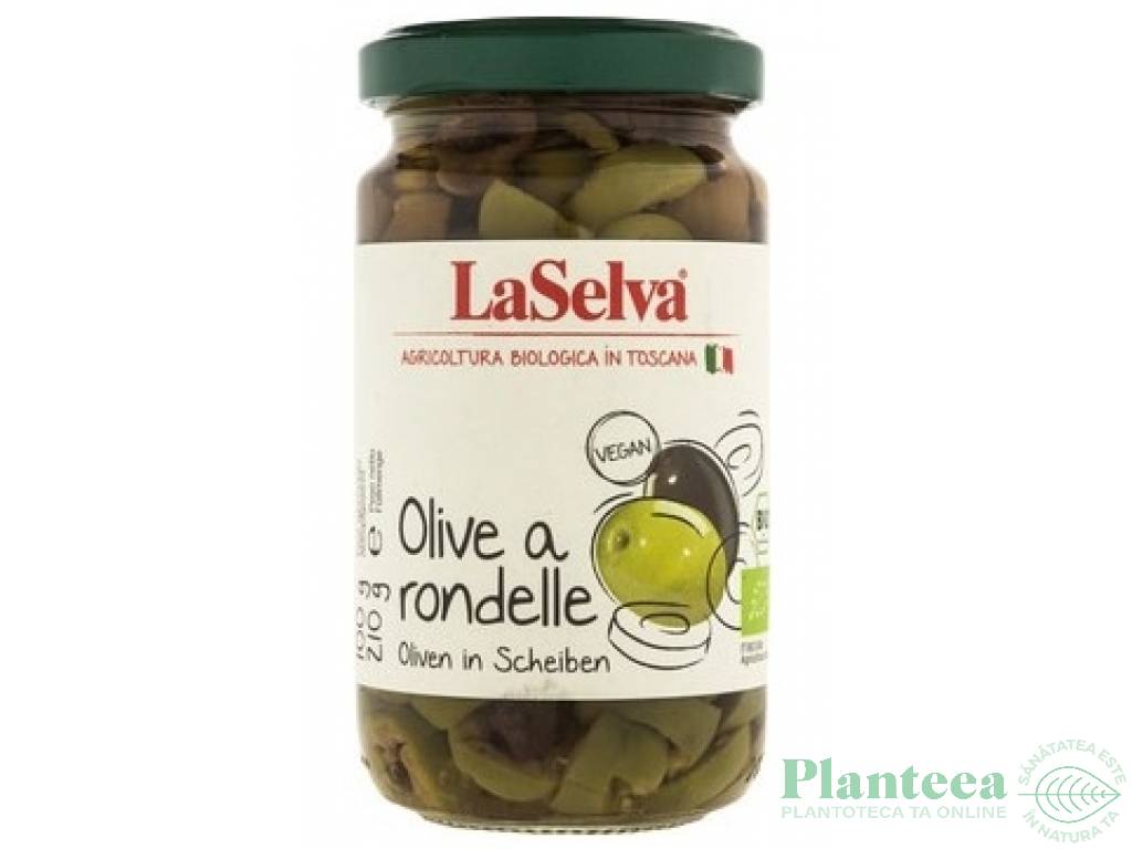 Masline verzi rondele 210g - LA SELVA