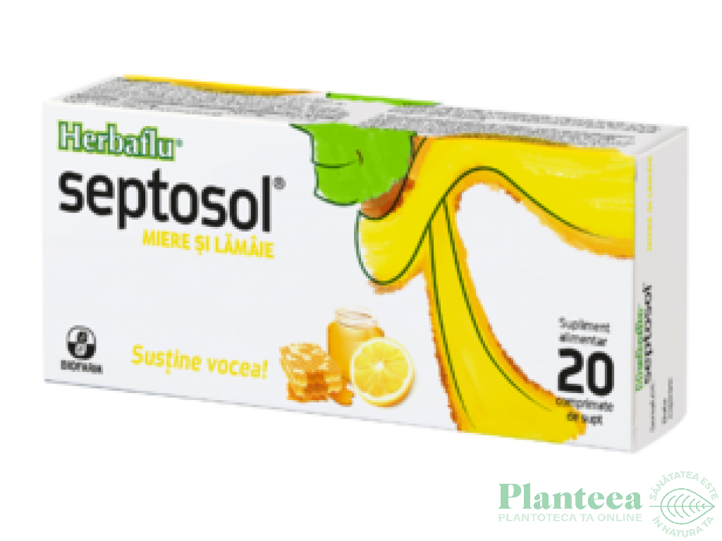 Septosol miere lamaie 20cp - BIOFARM