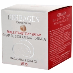 Crema zi extract melc spf15 50g - HERBAGEN