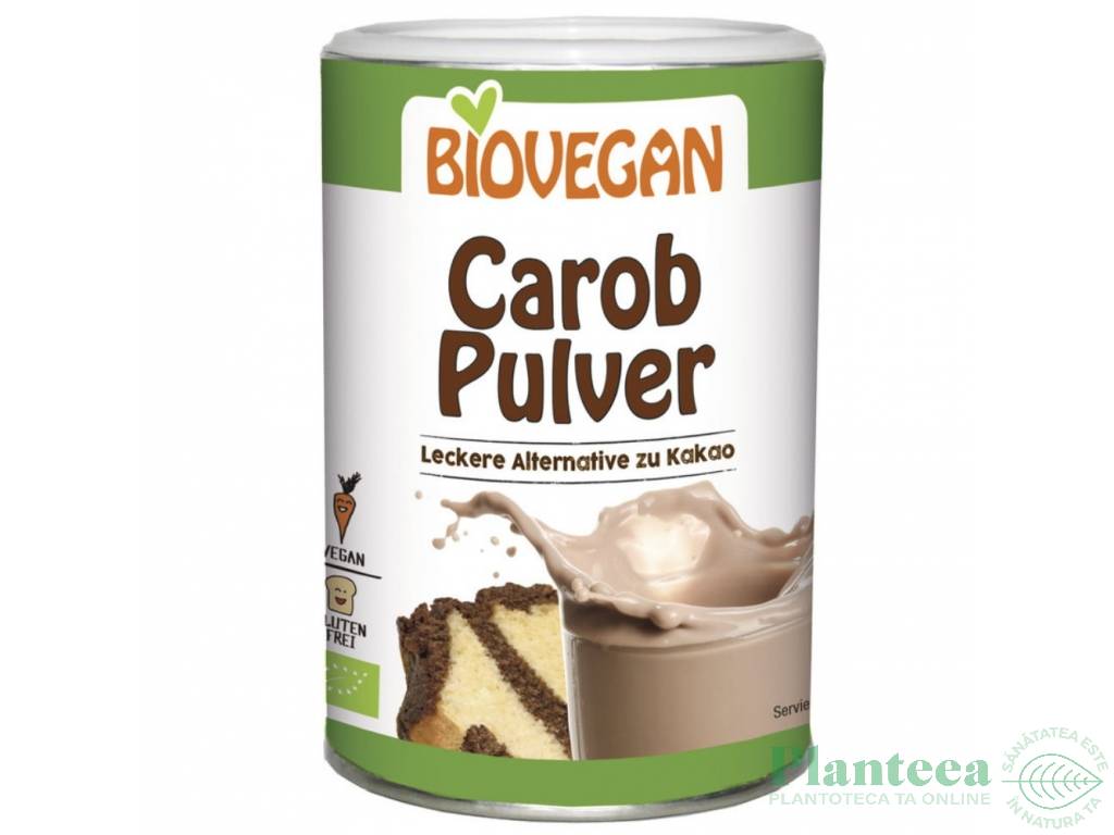 Carob pulbere fara gluten eco 200g - BIOVEGAN