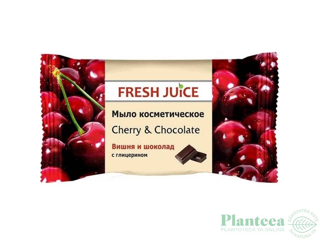 Sapun cosmetic cirese ciocolata glicerina argila alba 75g - FRESH JUICE