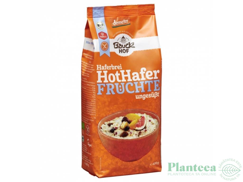 Porridge ovaz fructe fara gluten eco 400g - BAUCK HOF