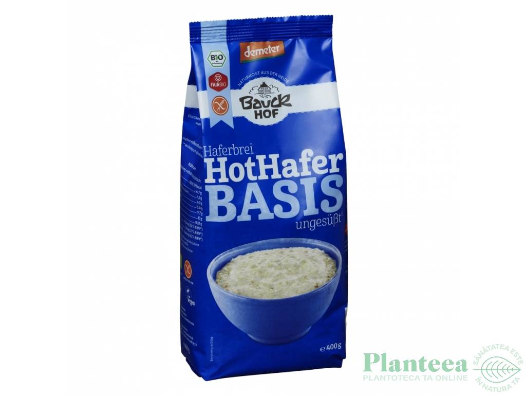 Porridge baza ovaz fara gluten eco 400g - BAUCK HOF