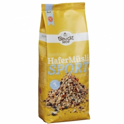 Musli ovaz proteic Sport fara gluten eco 425g - BAUCK HOF