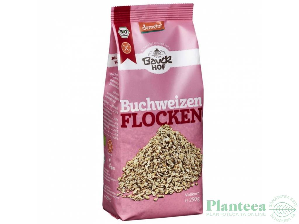 Fulgi hrisca fara gluten eco 250g - BAUCK HOF