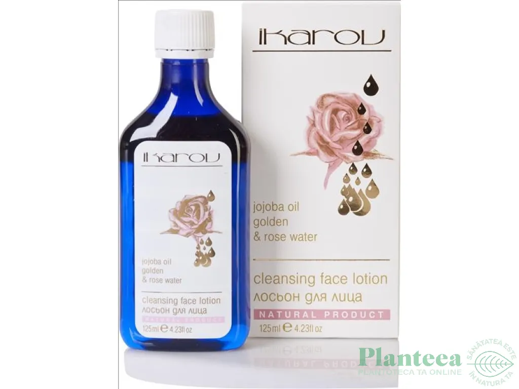 Lotiune demachianta jojoba trandafir 125ml - IKAROV