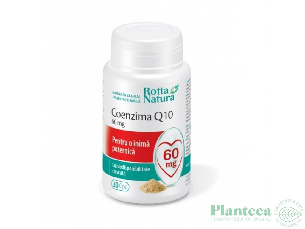 Coenzima Q10 60mg 30cps - ROTTA NATURA