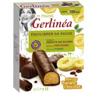 Batoane inlocuire masa ciocolata crema banane 12x31g - GERLINEA