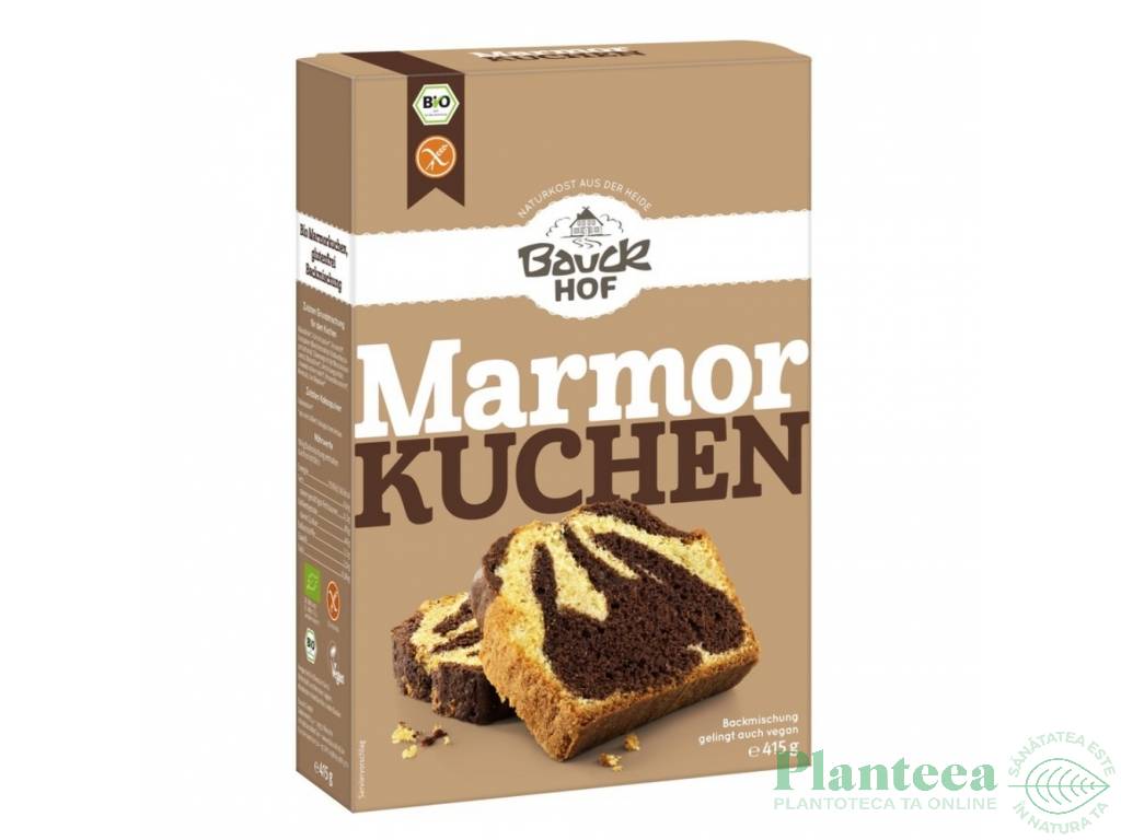 Premix chec marmorat fara gluten eco 415g - BAUCK HOF