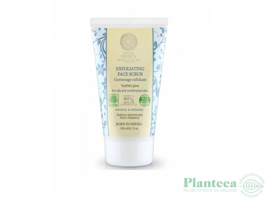 Scrub facial exfoliant ten gras mixt 150ml - NATURA SIBERICA