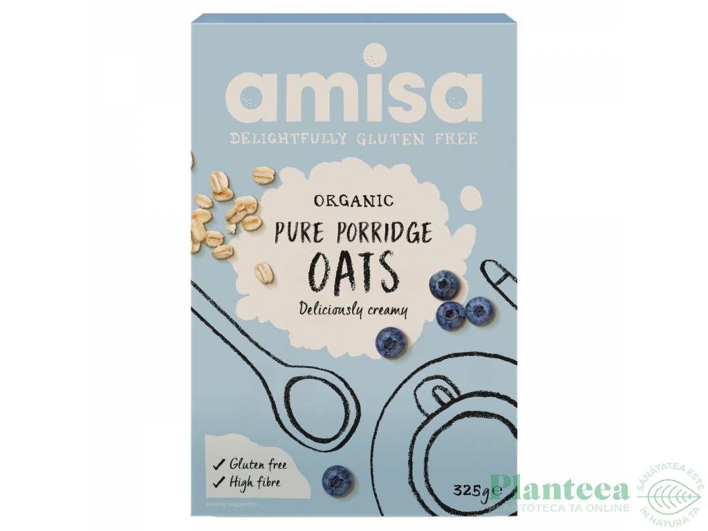 Porridge ovaz integral pur 8x27g - AMISA