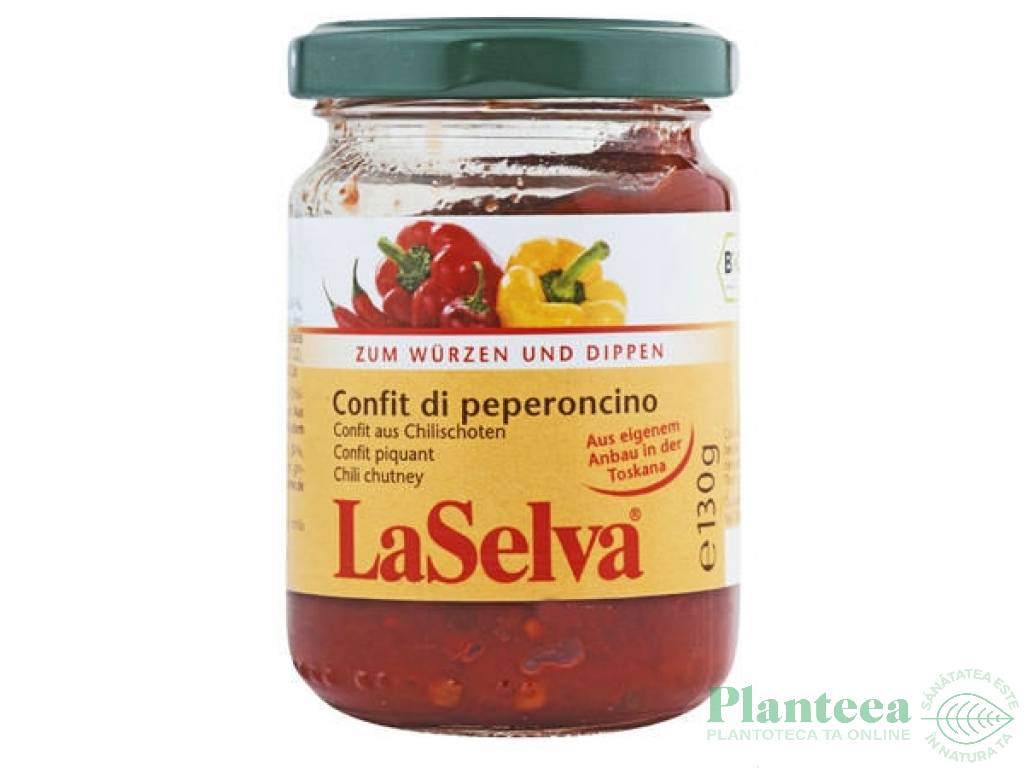 Confitura ardei rosu cu chilli 200g - LA SELVA