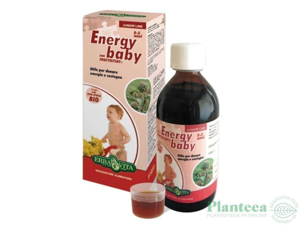 Sirop Energy baby 0_5ani 150ml - ERBA VITA