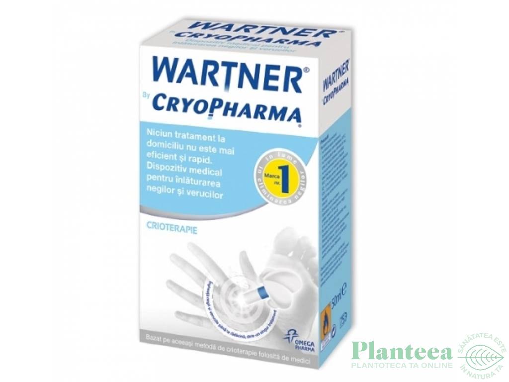 Tratament spray negi Cryopharma 50ml - OMEGA PHARMA