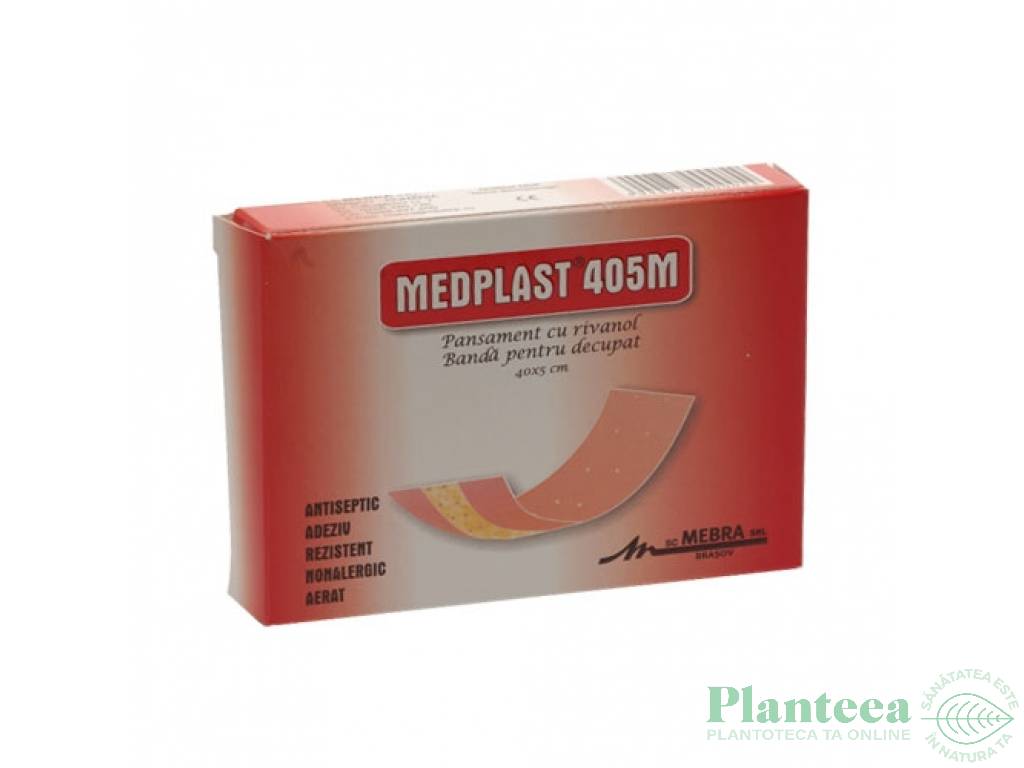 Pansament adeziv rivanol 405M {40x5cm} 1b - MEDPLAST