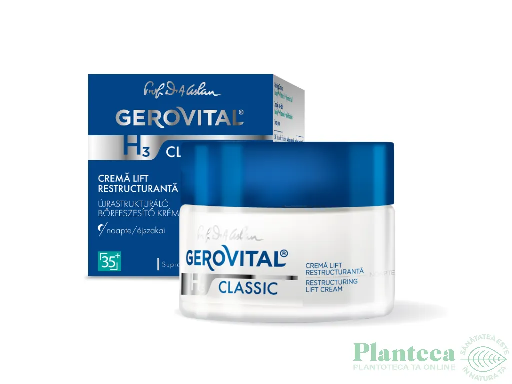 Crema noapte lift restructuranta 50ml - GEROVITAL H3 CLASSIC