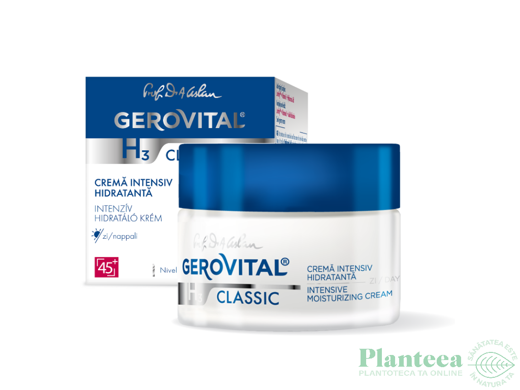 Crema intensiv hidratanta 50ml - GEROVITAL H3 CLASSIC