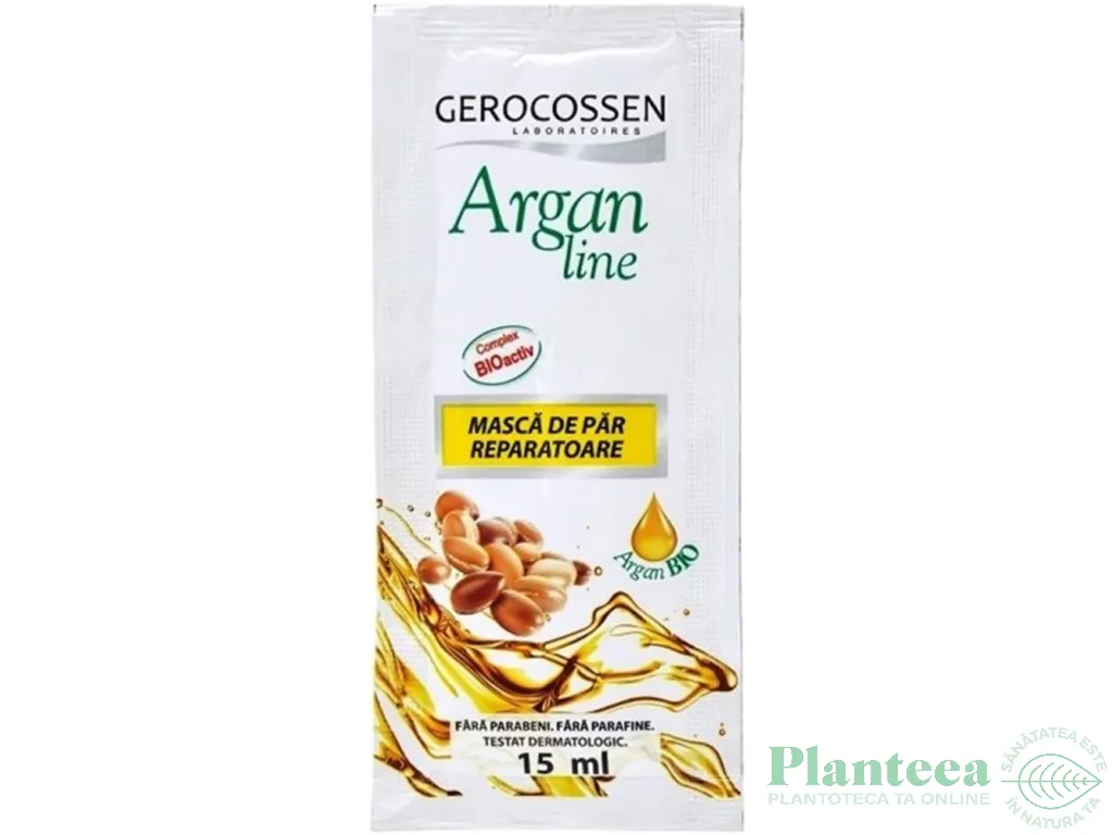 Masca par reparatoare ArganLine monodoza 15ml - GEROCOSSEN