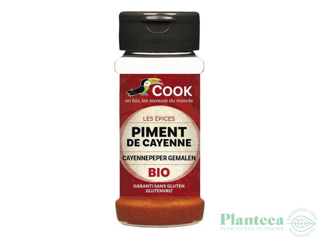 Condiment piper cayenne bio 40g - COOK