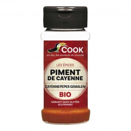 Condiment piper cayenne bio 40g - COOK