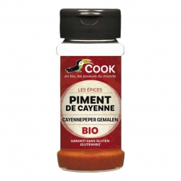 Condiment piper cayenne bio 40g - COOK