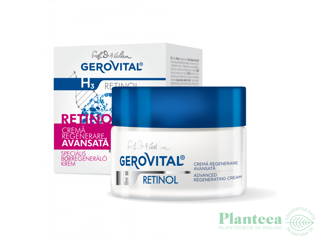 Crema regenerare avansata 50ml - GEROVITAL H3 RETINOL