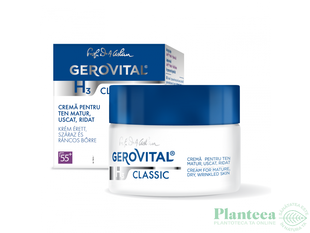 Crema hidratanta ten matur 50ml - GEROVITAL H3 CLASSIC