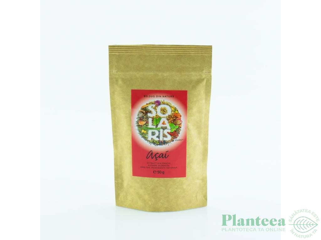 Pulbere acai fructe extract 50g - SOLARIS