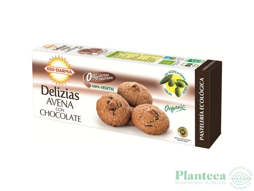 Biscuiti ovaz ciocolata bio 125g - BIO DARMA