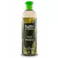 Sampon detoxifiant alge marine citrice toate tipurile par 400ml - FAITH IN NATURE